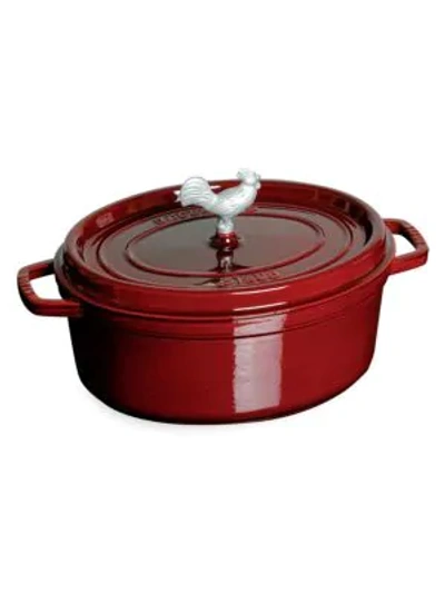 Staub 5.75-quart Coq Au Vin Cocotte In Grenadine