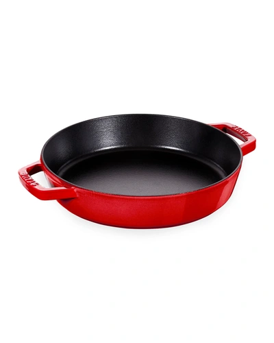 Staub Cast Iron 13-inch Double Handle Fry Pan In Cherry
