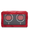 Wolf Memento Mori Double Cub Watch Winder In Red