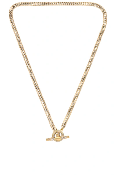 Shashi Patron Pave Necklace In Gold