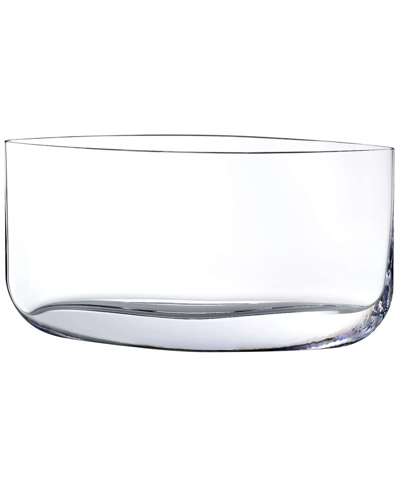 Nude Glass Blade Flat Clear Vase
