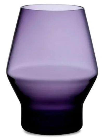 Nude Glass Beak Crystal 2-piece Glass Set In Purple