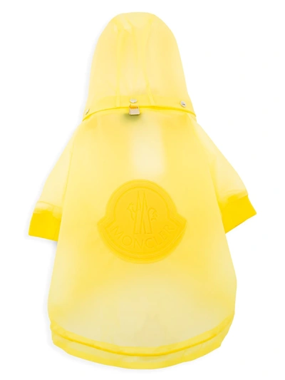 Moncler Mantella Dog Rain Jacket In Yellow