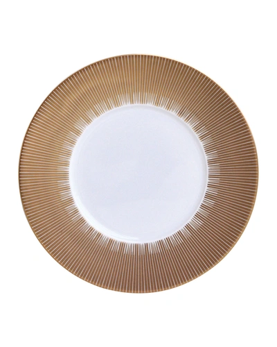 Bernardaud Sol Bread And Butter Plate In Gold/white