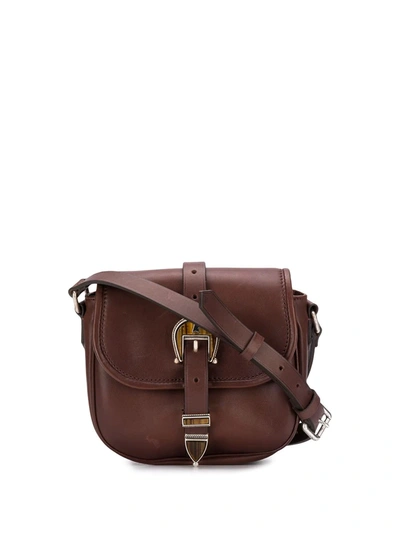 Golden Goose Rodeo Bag Small Smooth Calfskin Leather Light Ombre` In Brown