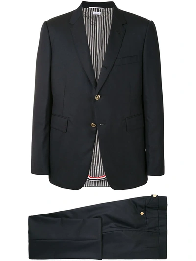 Thom Browne Single-breasted Cropped Suit In Black