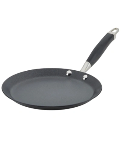 Anolon Advanced Home Hard-anodized 9.5" Nonstick Crepe Pan In Onyx