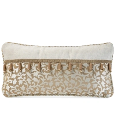 Waterford Ansonia 12" X 24" Decorative Pillow Bedding In Ivory