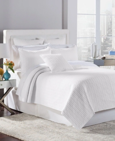 American Home Fashion Estate Tristan Full/queen 3 Piece Quilt Set In White