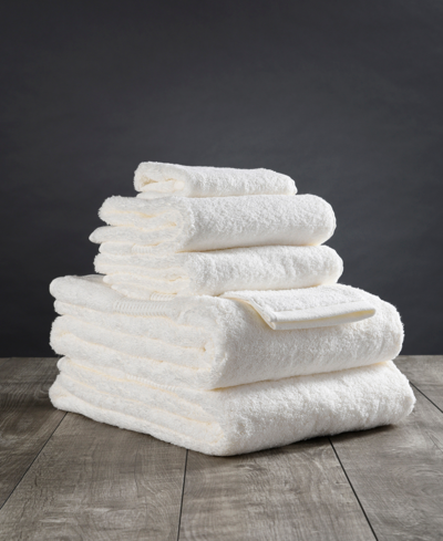 Delilah Home Resort Collection Organic Turkish Cotton 6-pc. Towel Set Bedding In White