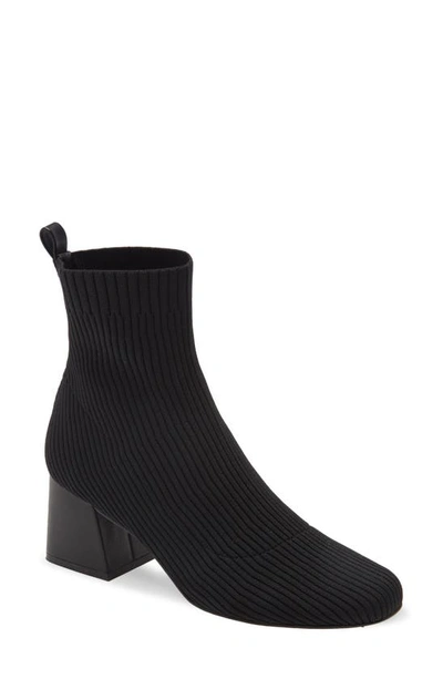 Steve Madden Women's Darma-k Block-heel Sock Booties In Black