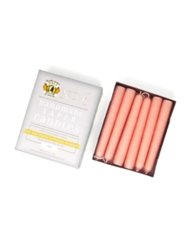 Mole Hollow Candles 6" Taper Candles - Set Of 12 In Creamy Peach