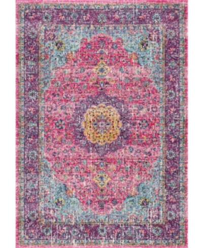 Nuloom Bodrum Vintage-inspired Persian Verona 5' X 7'5" Area Rug In Pink