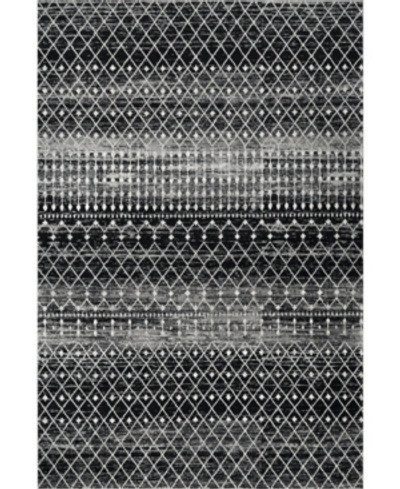 Nuloom Bodrum Moroccan Blythe 8' X 10' Indoor Area Rug In Black