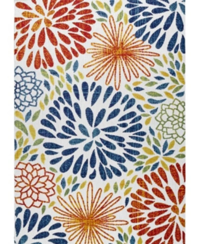Nuloom Claudia Transitional Floret Multi 5' X 8' Outdoor Area Rug