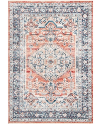 Nuloom Selina Zara Medallion Orange 5'3" X 7'3" Area Rug