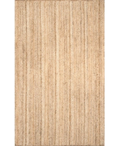 Nuloom Natura Hand Woven Rigo 5' X 8' Area Rug In Natural