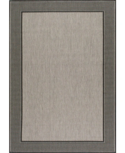 Nuloom Dawn Gris Border Gray 5'3" X 7'6" Outdoor Area Rug