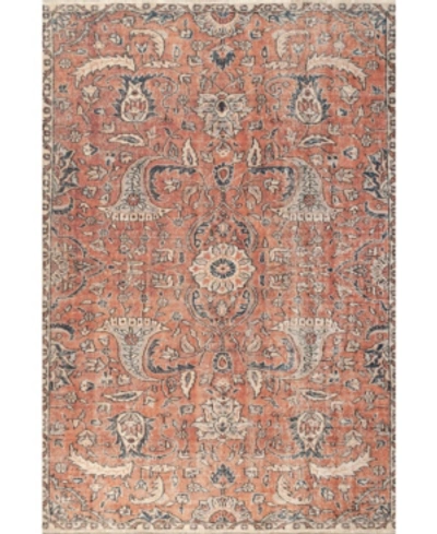 Nuloom Collina Rosalia Floral Persian Rust 5'3" X 7'7" Area Rug