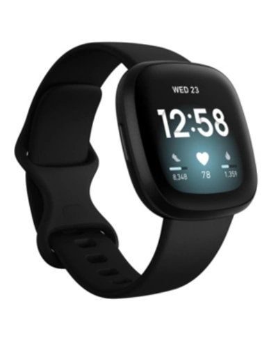 Fitbit Versa 3 Black Strap Smart Watch 39mm