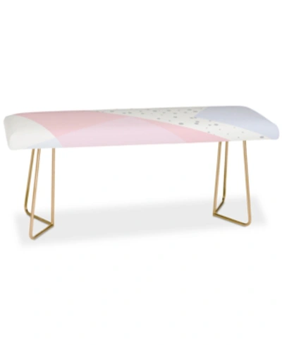 Deny Designs Viviana Gonzalez Scandinavian Style 1 Bench In Pink