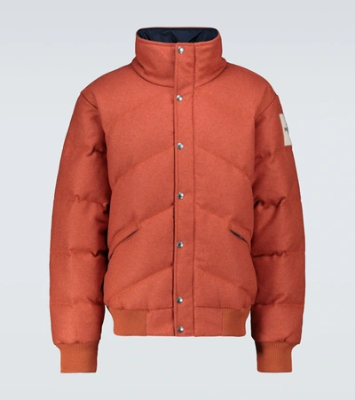 The North Face North Face Brown Larkspur Heritage Down Jacket In Orange