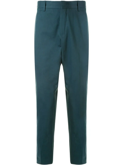 Pt01 Mid-rise Slim-fit Chinos In Green