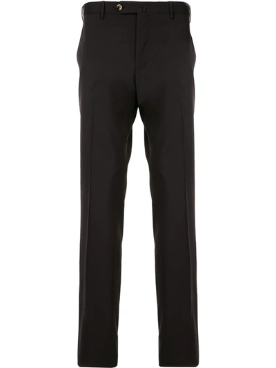 Pt01 Slim-fit Tailored Trousers In Black