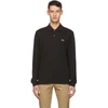 Lacoste Men's Regular Fit Pima Cotton Long Sleeve Polo - L - 5 In Black