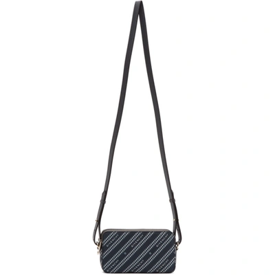 Givenchy Logo Stripe Crossbody Bag In Blue