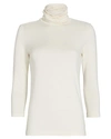L Agence L'agence Aja Turtleneck Top In Ivory