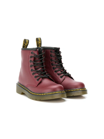Dr. Martens' Kids' Ankle Boots In Red