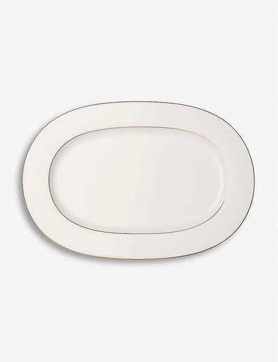 Villeroy & Boch White Anmut Gold Porcelain Oval Platter 41cm