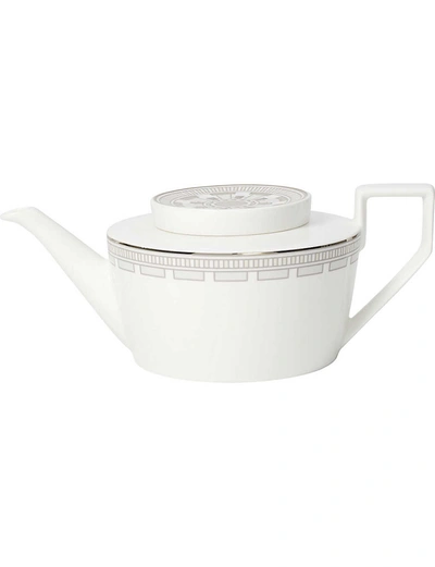 Villeroy & Boch White La Classica Contura Porcelain Teapot