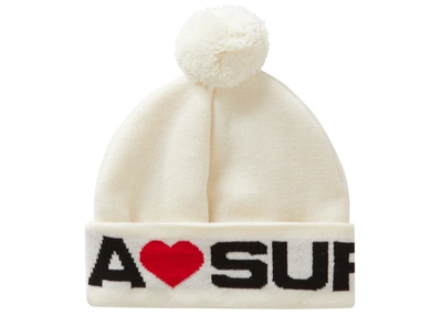 Pre-owned Supreme Love  Beanie Natural