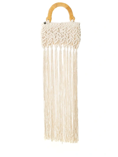 Nannacay Macramé Brigit Bag In Neutrals