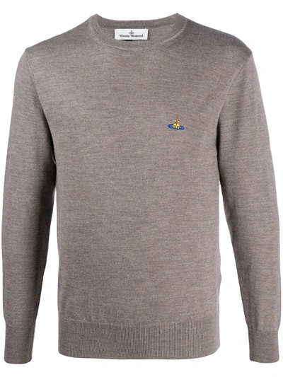 Vivienne Westwood Long-sleeve Sweatshirt In Neutrals