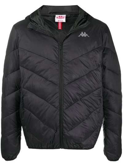 Kappa Logo Padded Jacket In Black