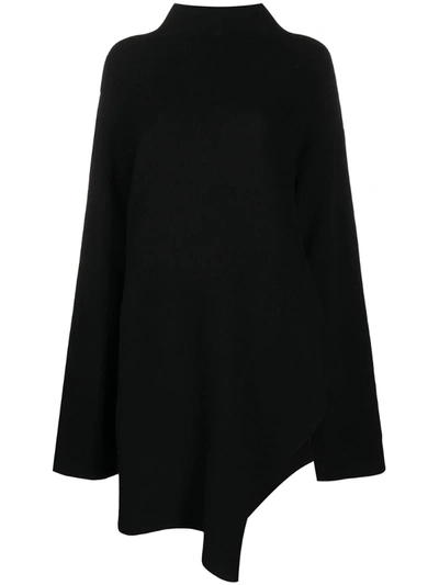 Oyuna Anja Knitted Cashmere Dress In Black