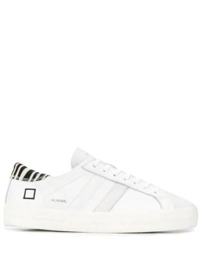 Date Hill Low Sneakers In White Leather