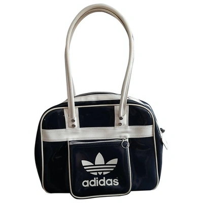 Pre-owned Adidas Originals Navy Patent Leather Handbag