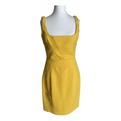 Pre-owned Dsquared2 Mid-length Dress In Yellow