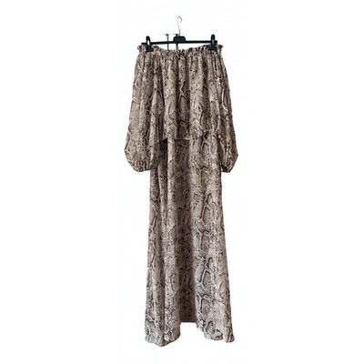 Pre-owned Rotate Birger Christensen Camel Dress