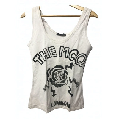Pre-owned Mcq By Alexander Mcqueen Vest In White