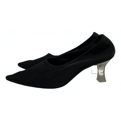 Pre-owned The Row Black Cloth Heels