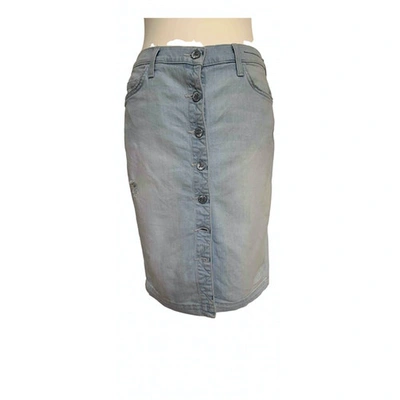 Pre-owned Current Elliott Mid-length Skirt In Blue