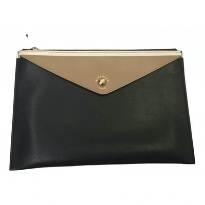 Pre-owned Givenchy Lucrezia Leather Clutch Bag In Multicolour