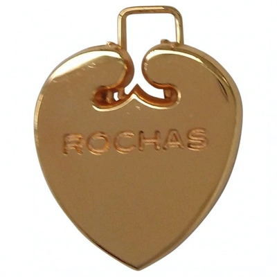 Pre-owned Rochas Pin & Brooche In Gold