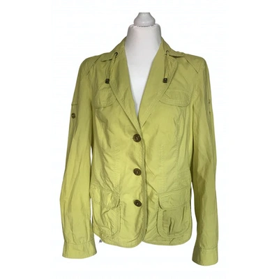 Pre-owned Luisa Cerano Jacket In Yellow