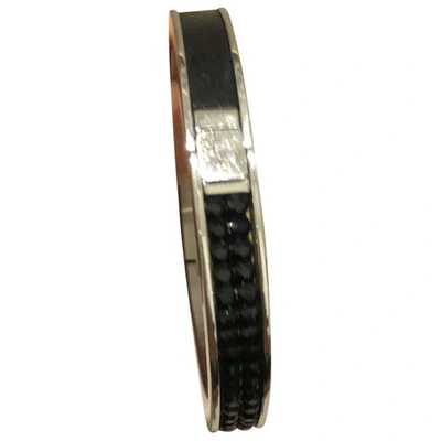 Pre-owned Swarovski Black Steel Bracelet